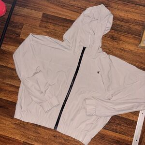 Hurley Light tan  Zip-Up Hoodie